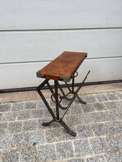 Magazine rack - brutalist side table