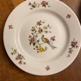 Sarreguemine porcelain plates