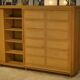 Oak wardrobe by Guillerme and Chambron 1950s