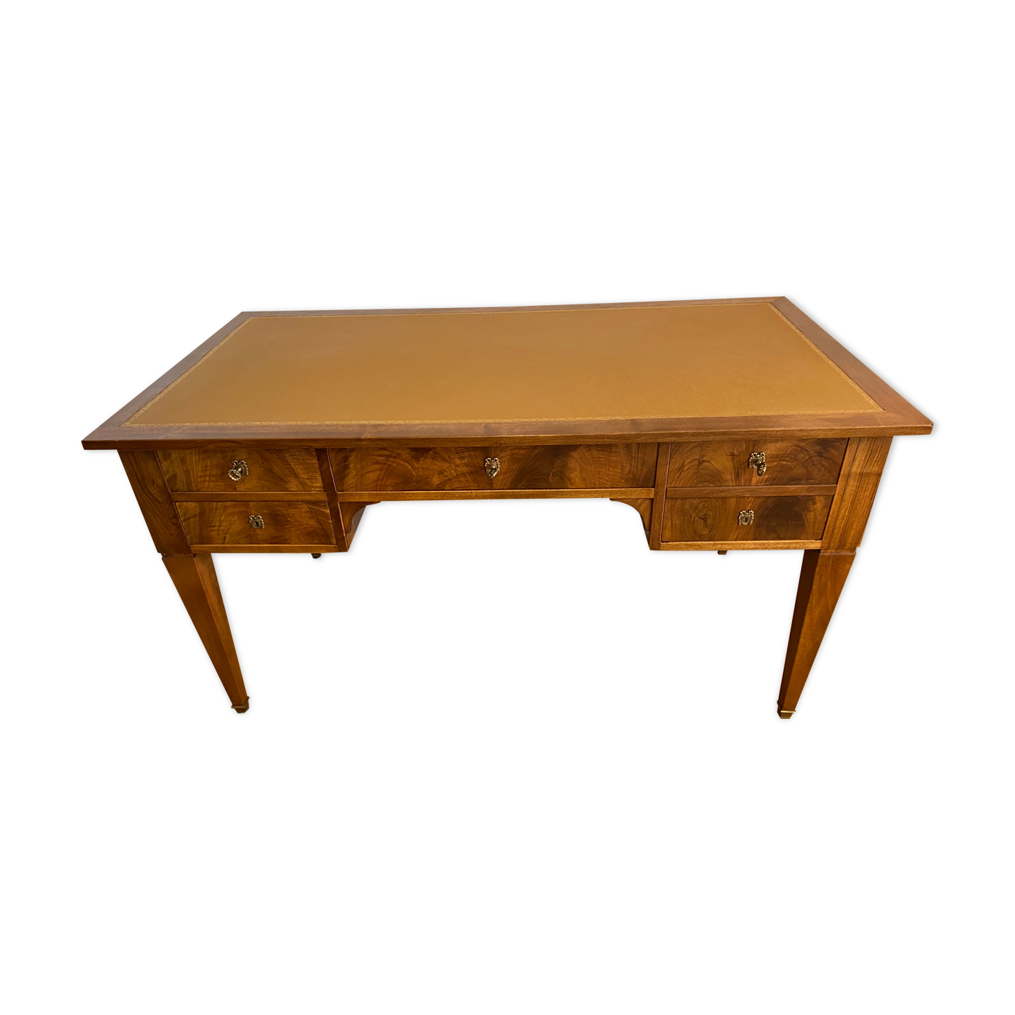 Bureau Louis Philippe en acajou blond
