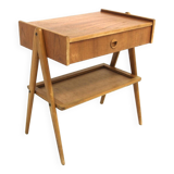 Scandinavian teak bedside table, Sweden, 1950s