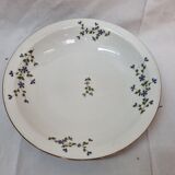 Plat porcelaine fin xixeme