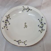 Plat porcelaine fin xixeme