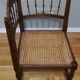 Corner chair canus Louis XV style