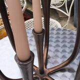 Large bronze chandelier