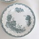 Set of 4 flat plates Terre de Fer, Saint Amand, Daisy