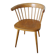 Fauteuil en bois, pieds compas, style scandinave, Baumann ou Thonet