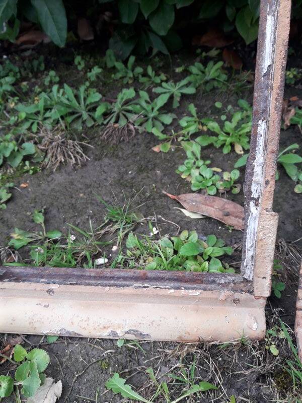 Industrial arched metal windows L73xH110 19th century glass roof