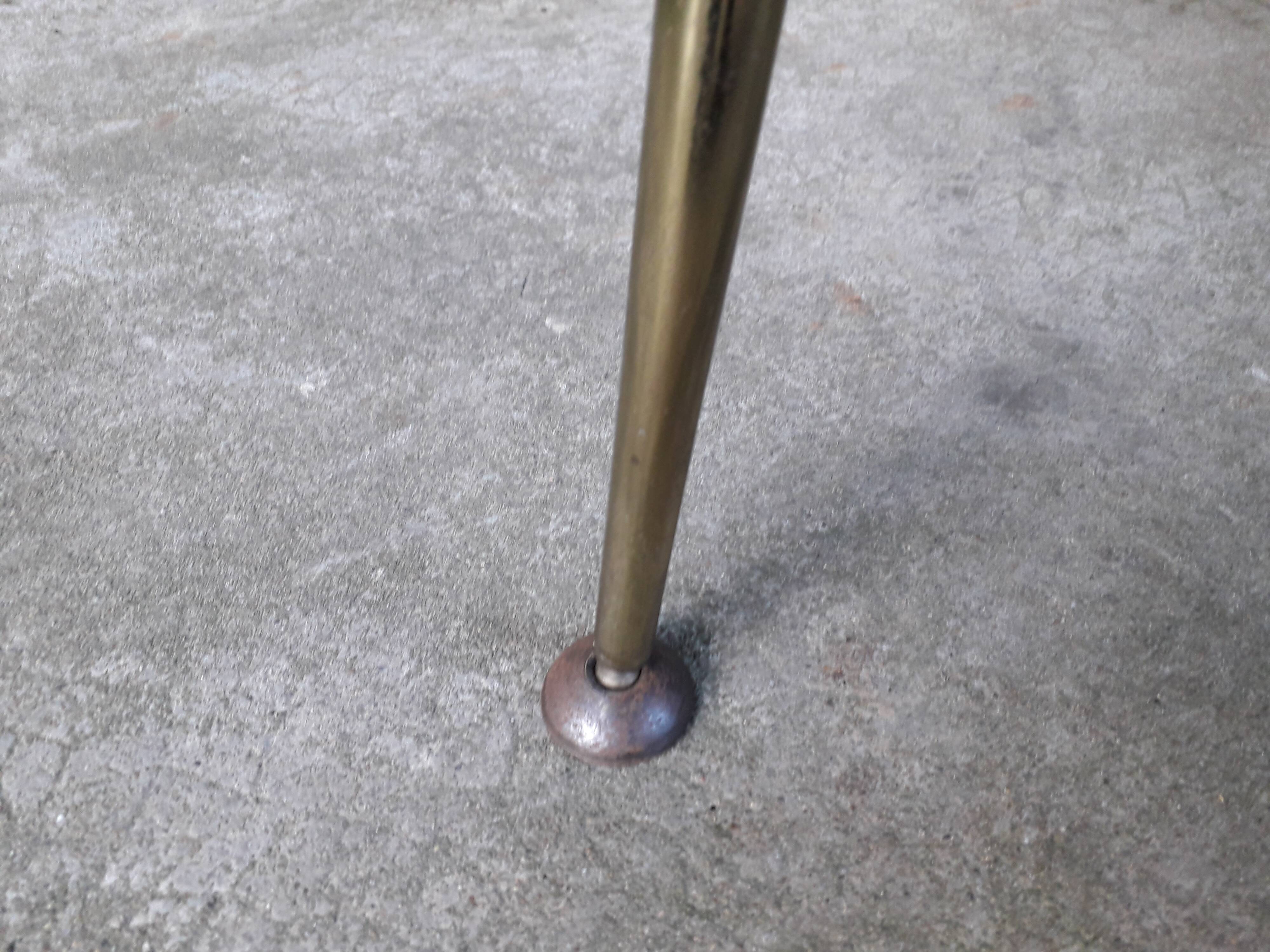 Vintage coffee table compass feet