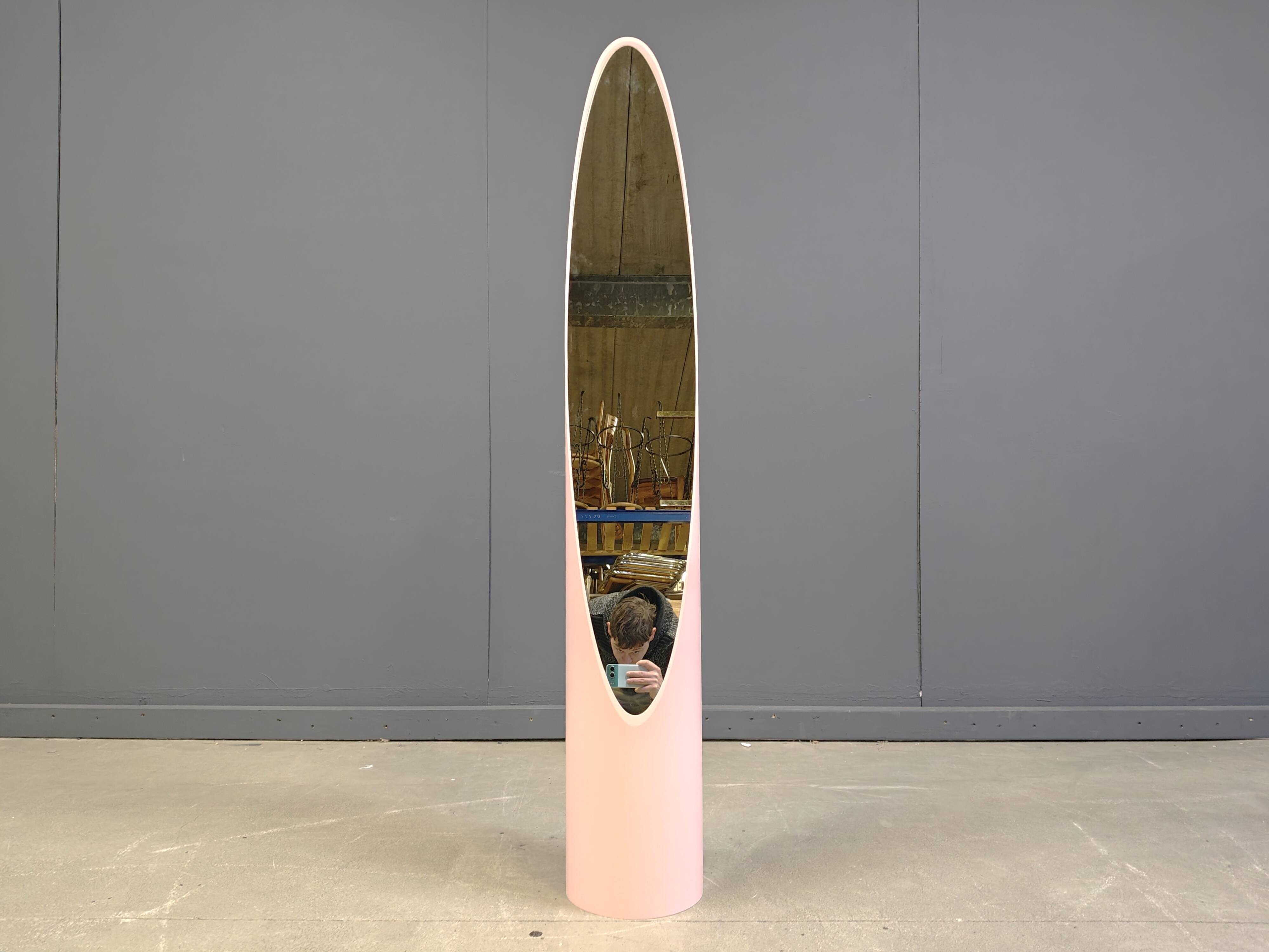 Miroir Unghia de Rodolfo Bonetto, Italie années 1970