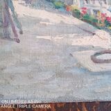 Edouard Leverd (1881-1950) oil on cardboard - 35 x 27 cm - bridge in Paris 1937