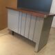 Small metal desk