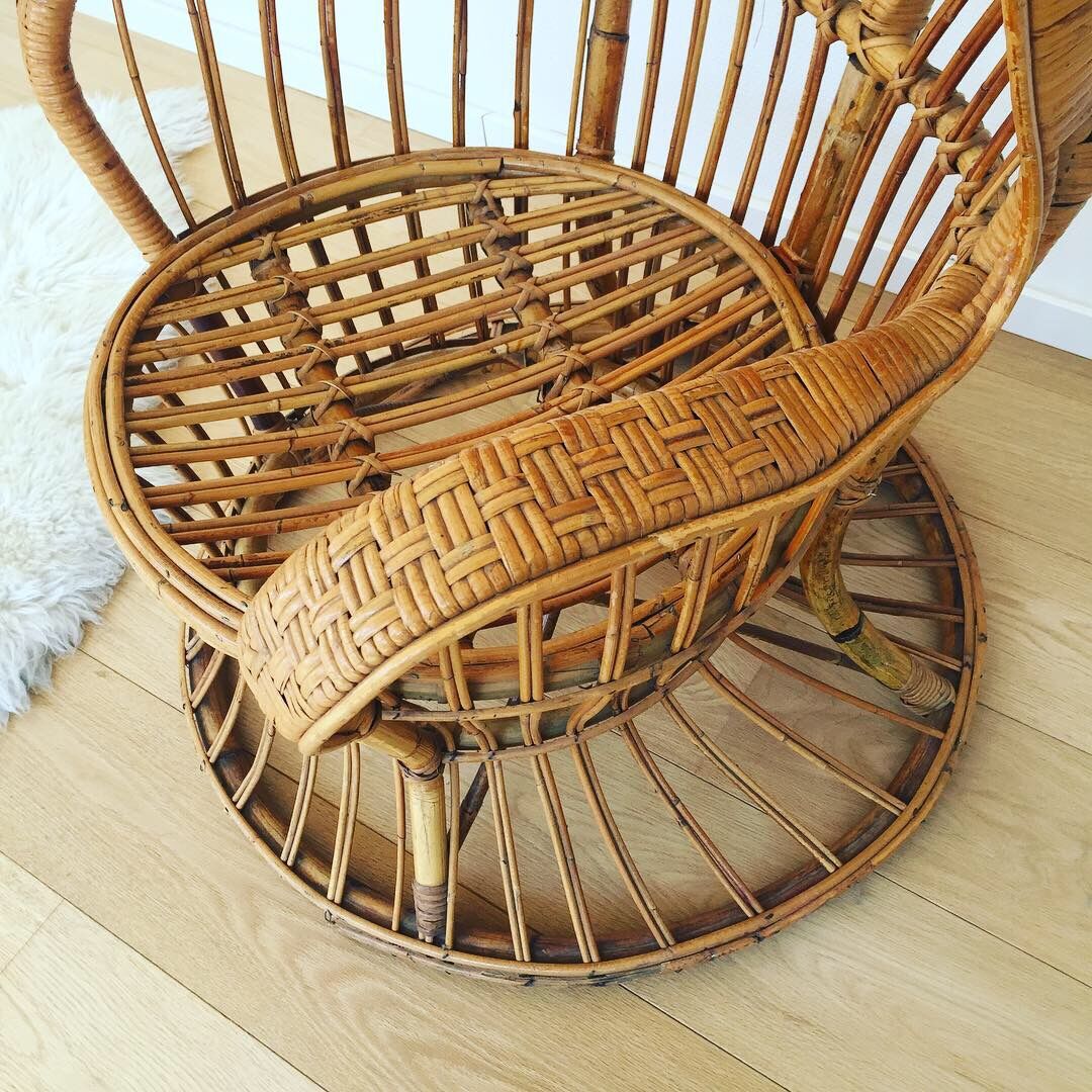 Rattan armchair  Gio Ponti