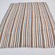 Oushak Vintage Stripe Hemp Rug sku 3683