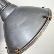 Large Vintage Industrial Aluminium Factory Wall Spotlight, 1970s