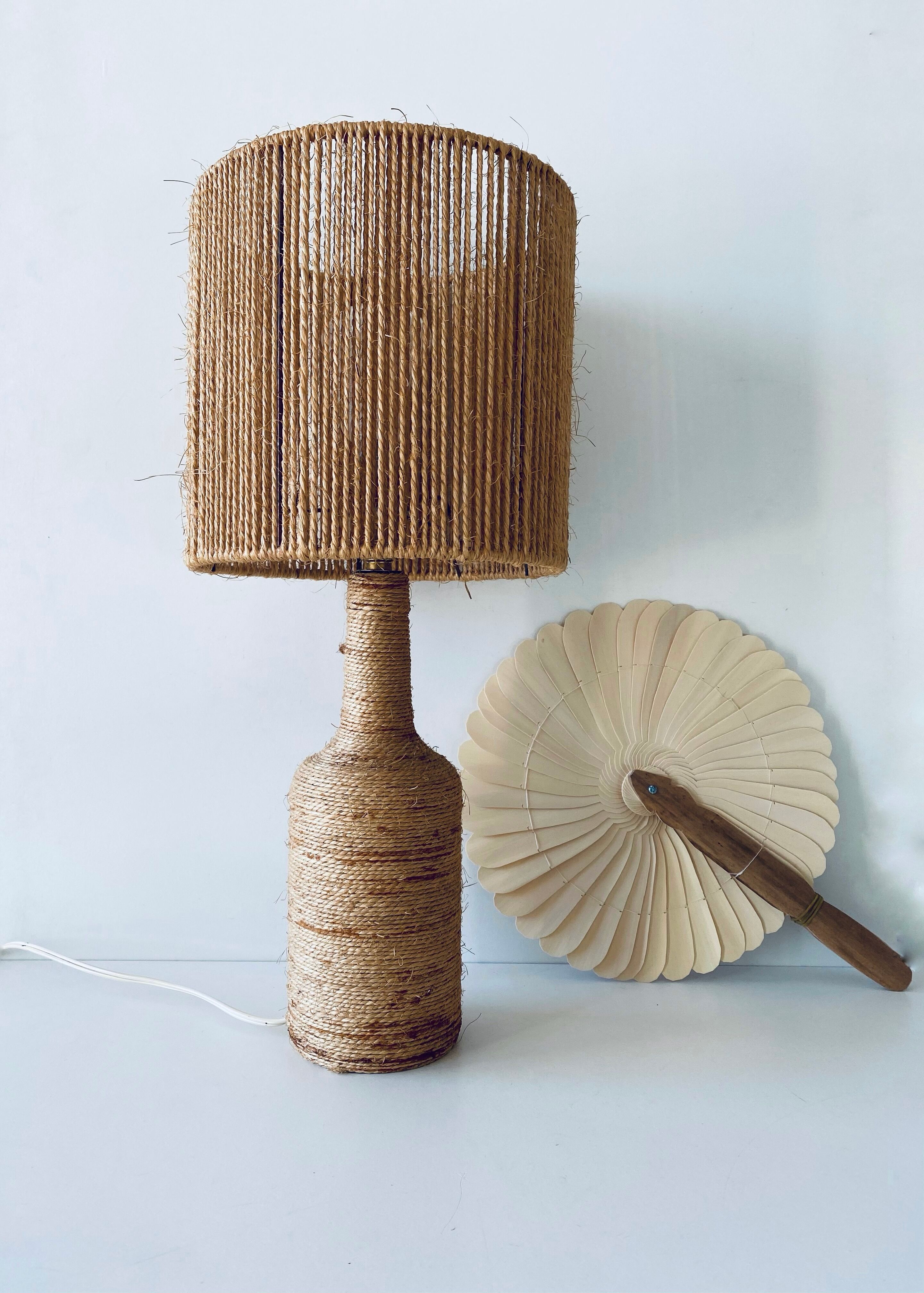 Bohemian lamp in rope