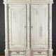 Solid pine 2-door armoire, ca. 1920s