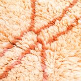 Tapis berbère beni ouarain ocre à losanges colorés 295x192m