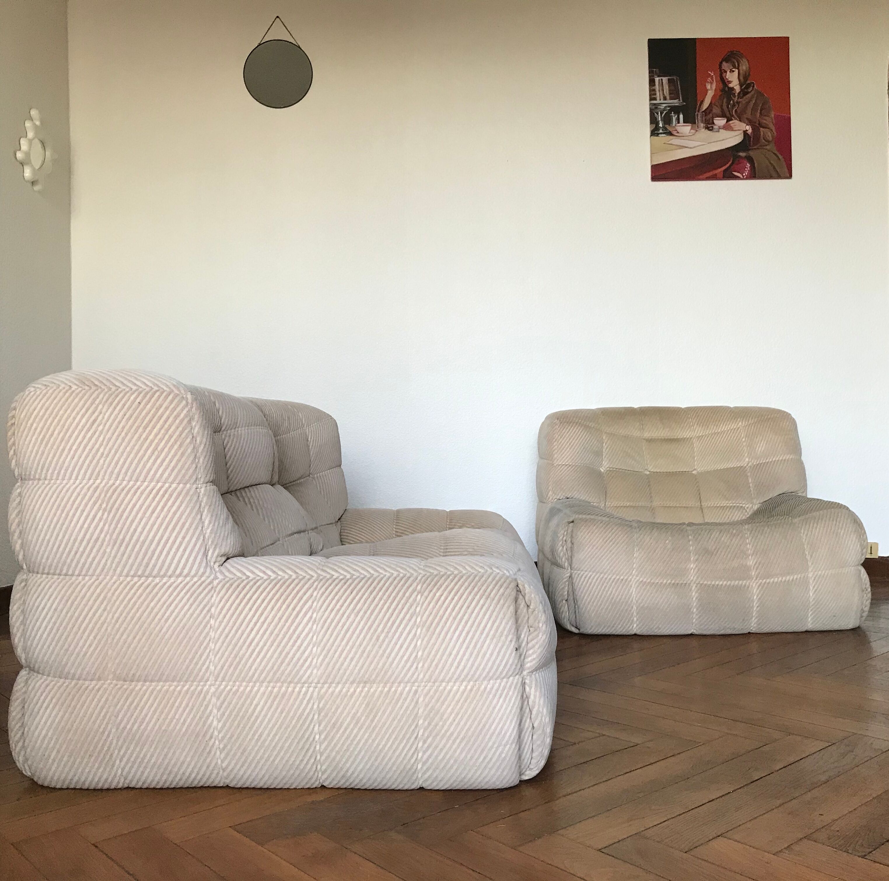 Kashima sofa set by Michel Ducaroy from Ligne Roset 1970