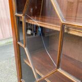 English display cabinet with 4 doors in mahogany, 1960.