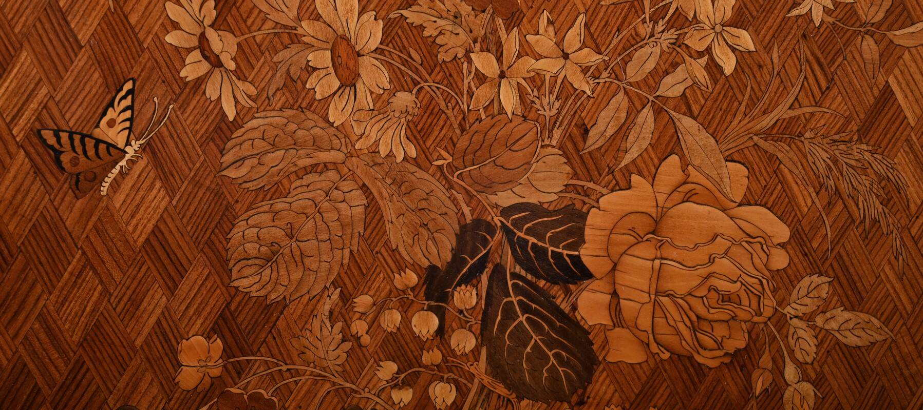 Support Furniture in Precious Wood Marquetry, Napoleon III period – Milie
