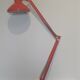 Articulated desk lamp orange ledu scandinavian design suedois