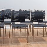Set of 8 Air CB93 chairs, Calligaris