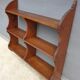 Etagère murale en accolades bois vintage 3 tablettes
