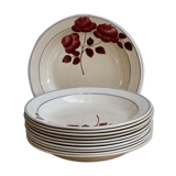 Set of 10 HBCM soup plates
