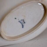 Ravier antique "Marguerite" Luneville faience XIXth