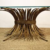 Chanel coco "wheat gerbe" coffee table from the 1950s