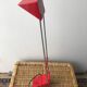 Red IKEA designer lamp from the 80s
