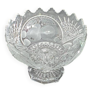 coupe sur pied en cristal