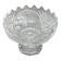 Cut crystal stemmed bowl