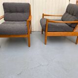 Pair of Scandinavian armchairs
