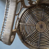 Emmanuelle armchair in rattan, 1970