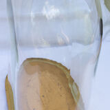 Vintage oval glass globe 36 cm high