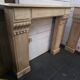 Wooden fireplace