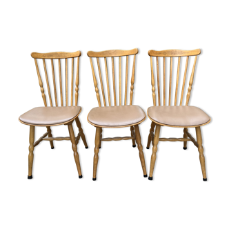 Ensemble de 3 chaises Baumann
