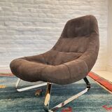 Fauteuil et pouf Earth de Percival Lafer, Brésil, années 1970