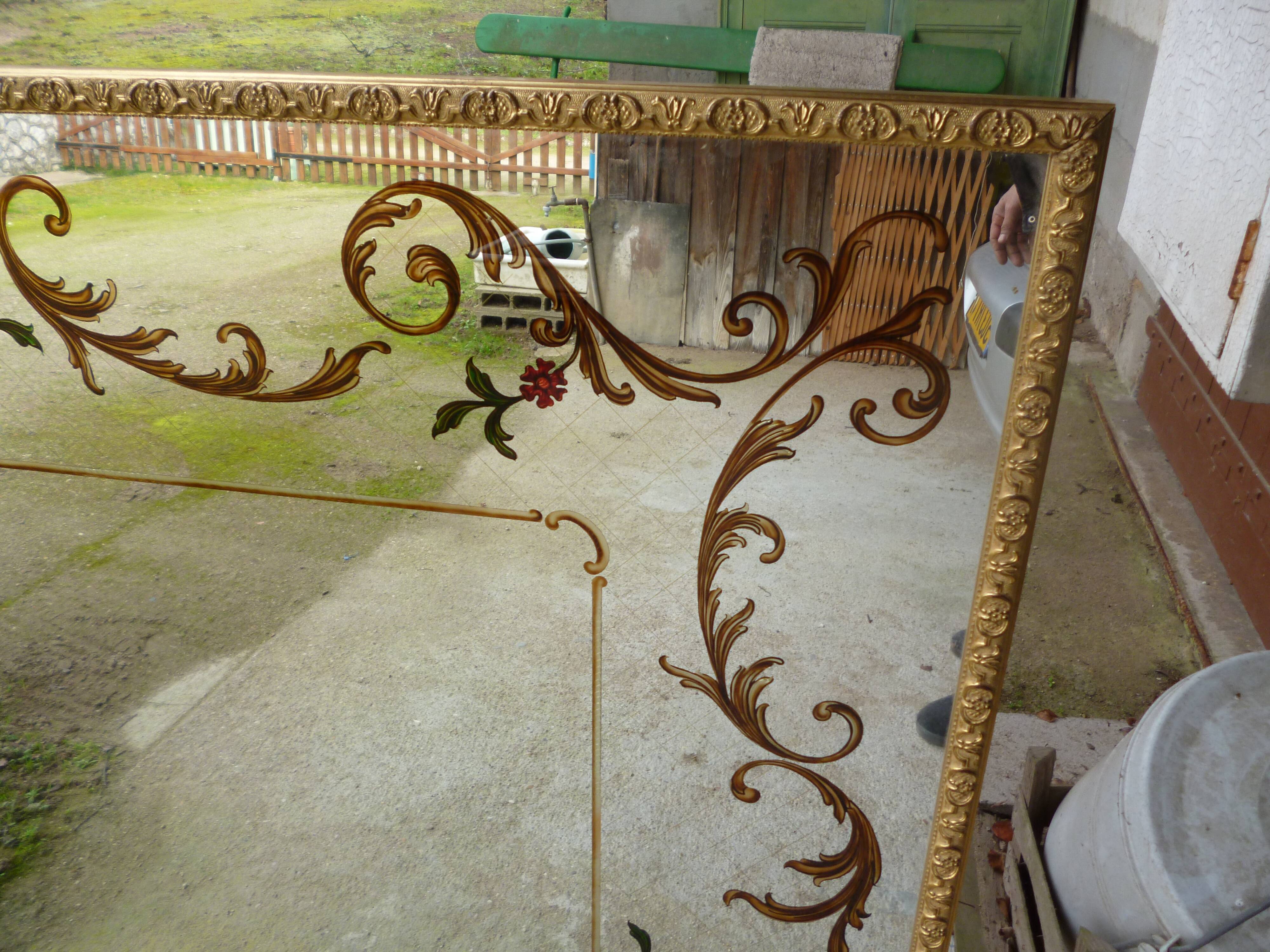 Enlarged Art Deco mirror