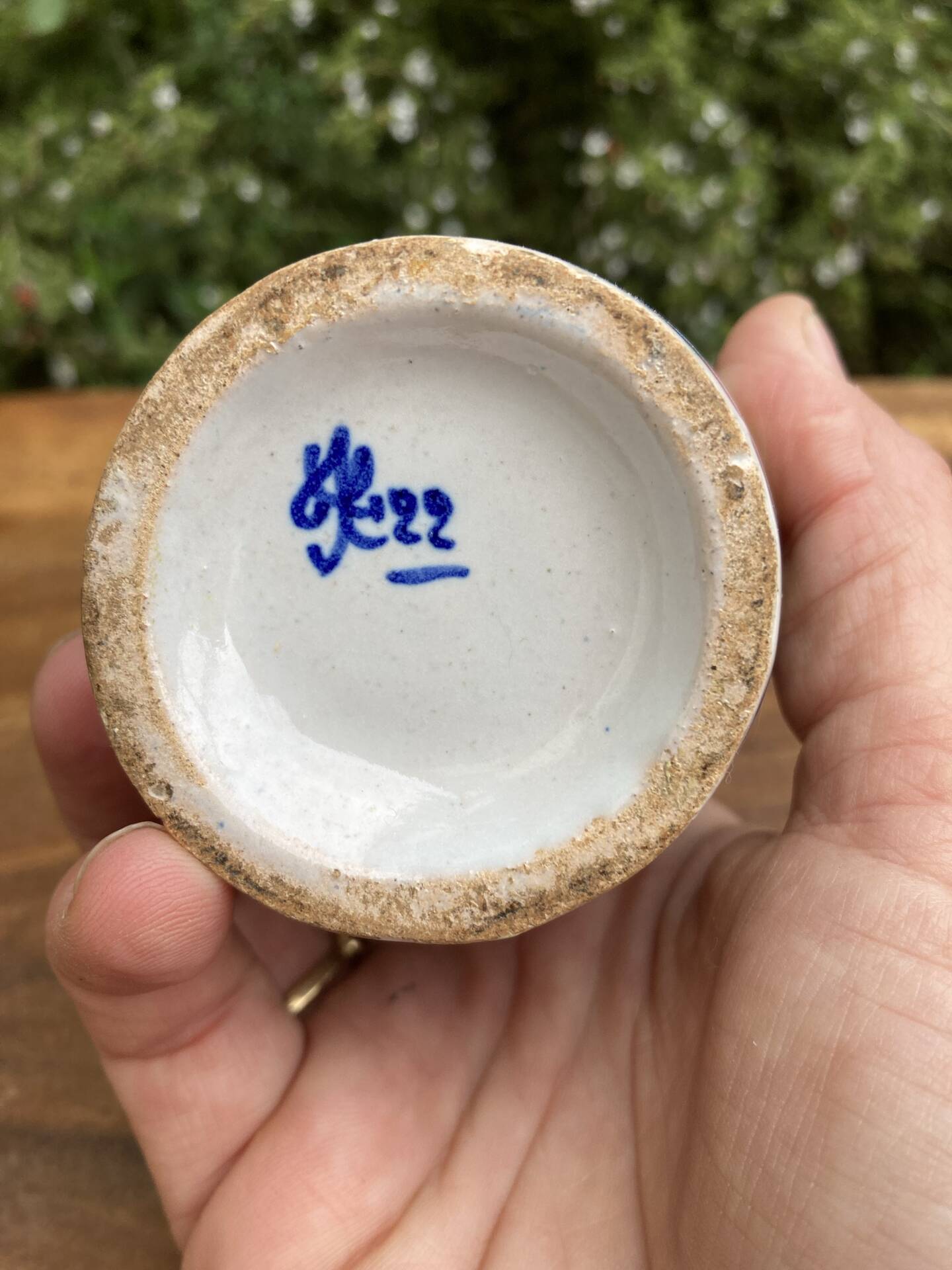 Soliflore Desvres pottery