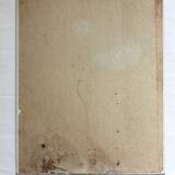 Peinture ancienne huile sur carton bouquet de fleurs