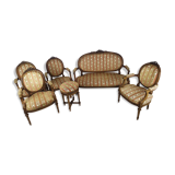 Lounge armchairs bench medallion