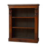 Early Victorian rosewood open bookcase