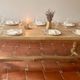 Large Restored Solid Oak Dining Table – Whitewashed Finish