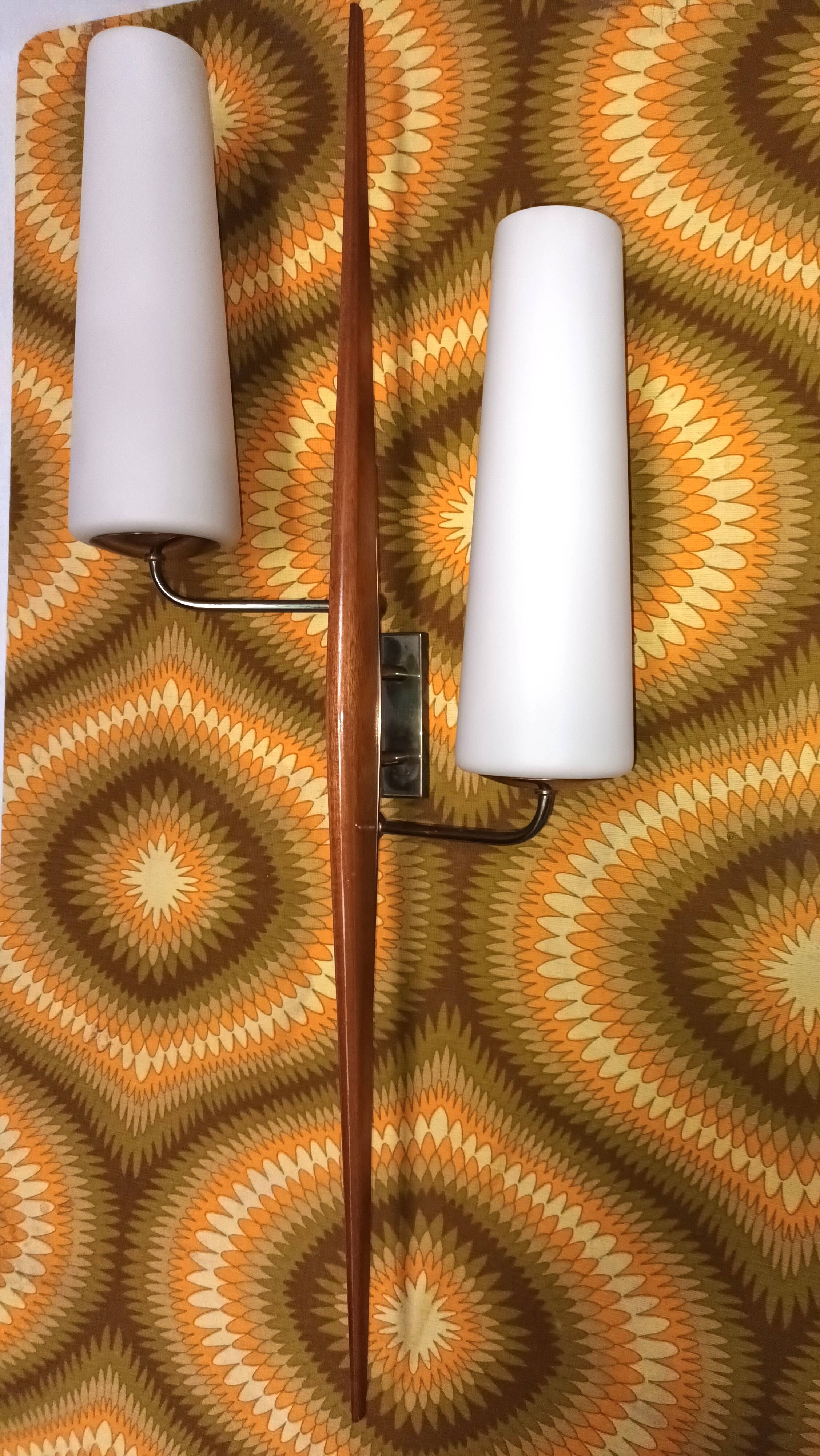 Large Arlus wall light, 1950s