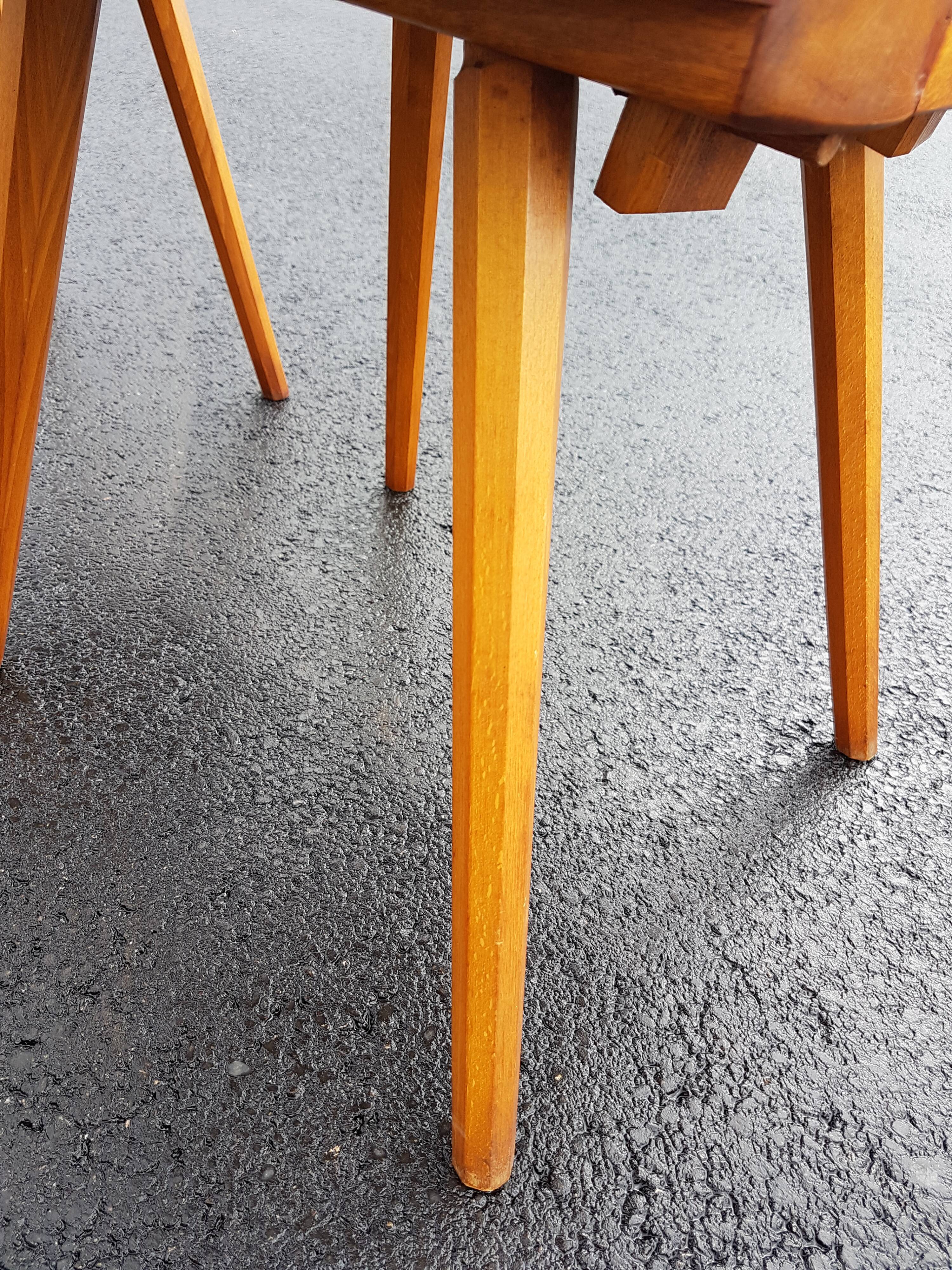 Pair of brutalist chairs