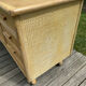Vintage rattan low cabinet