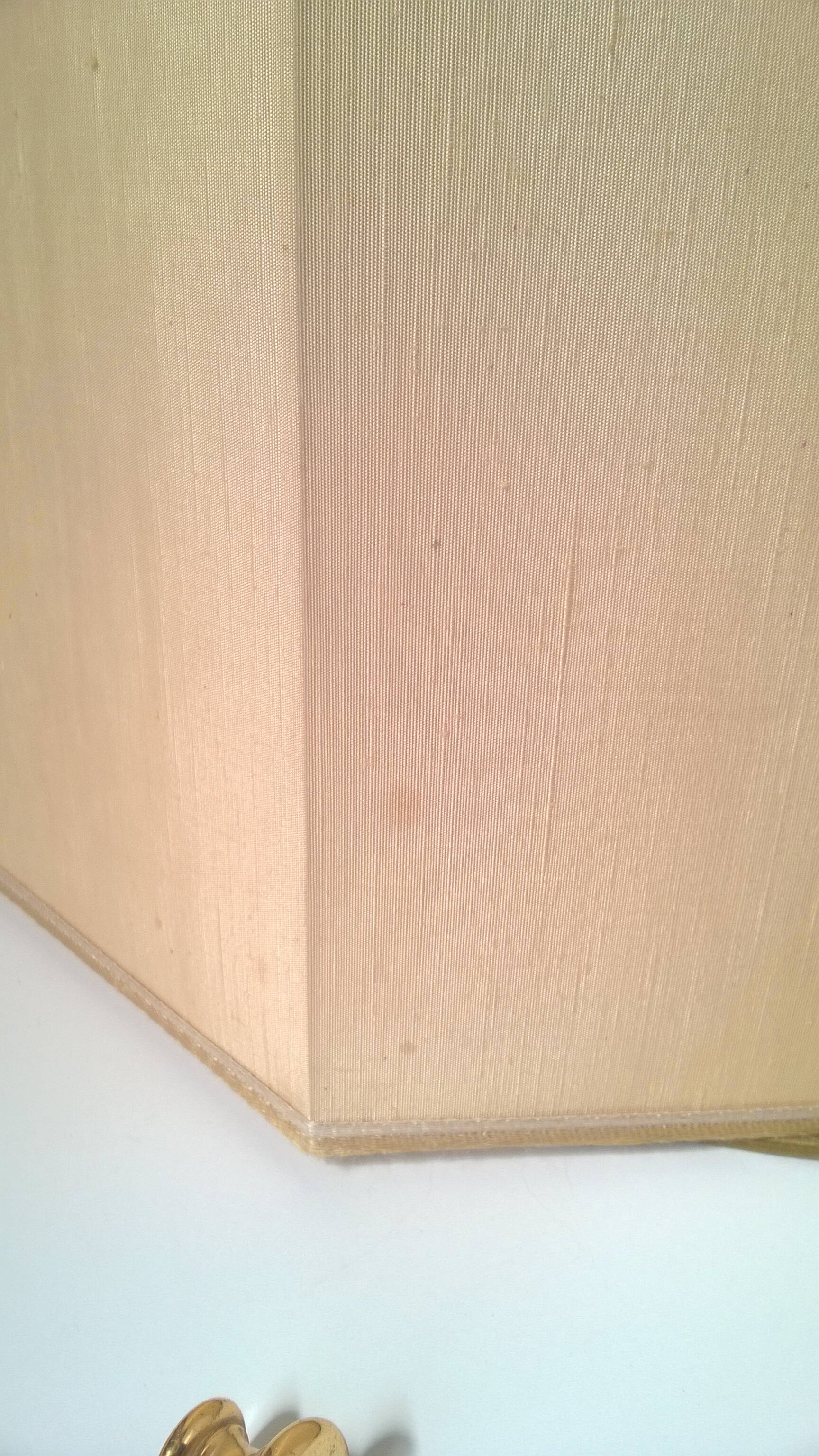 Porcelain and brass lamp by GIULIA MANGANI c.1980